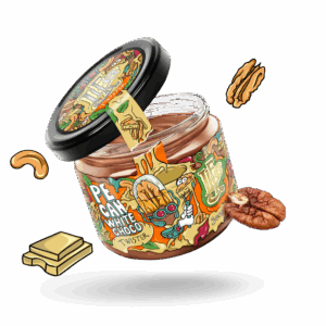 LIFELIKE Pecan white choco twister 300g