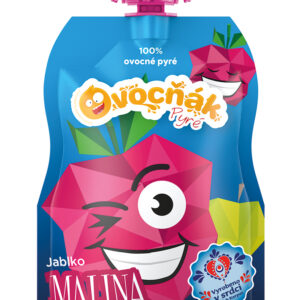 OVOCŇÁK pyré Jablko - malina 120g