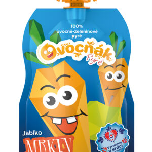 OVOCŇÁK pyré Jablko - mrkev 120g