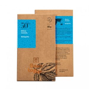 JANEK 50% Čokoláda mléčná Bean to bar - Madagaskar 45g