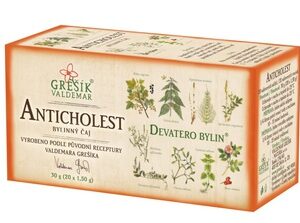 GREŠÍK Čaj Devatero bylin Anticholest 20 n.s.