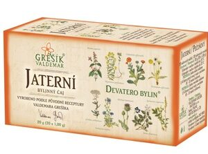 GREŠÍK Čaj Devatero bylin Jaterní 20 n.s.