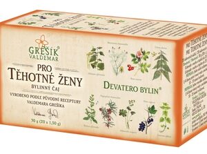 GREŠÍK Čaj Devatero bylin Pro těhotné ženy 20 n.s.