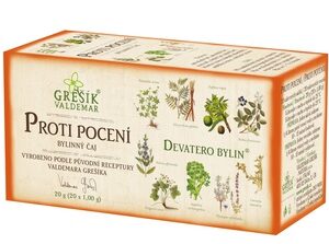 GREŠÍK Čaj Devatero bylin Proti pocení 20 n.s.
