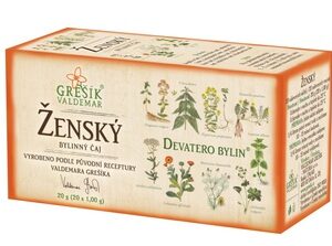 GREŠÍK Čaj Devatero bylin Ženský 20 n.s.