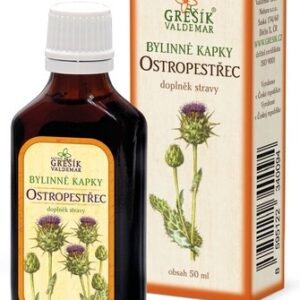 Grešík Bylinné kapky Ostropestřec kapky 50 ml