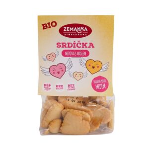 Zemanka Medová bio srdíčka s máslem 100 g