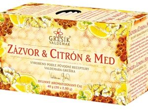 GREŠÍK Zázvor & Citrón & Med 20 n.s.