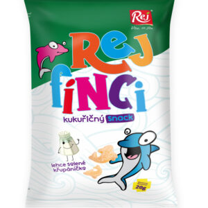 REJ Rejfínci kukuřičný snack jemně solený 20g