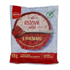Semix Rýžová kaše malinová bez lepku SÁČEK 65g