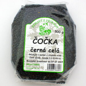 Zdraví z přírody Čočka černá 500g