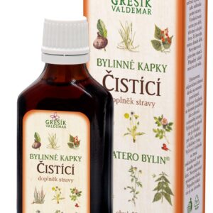 GREŠÍK Devatero bylin kapky Čistící kapky 50 ml