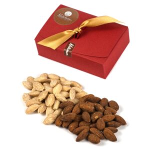 NUTSMAN degustační sada DUO - mandle pražené solené + mandle uzené 2 x 70 g - nejvyšší kvalita zaručena