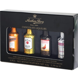 Anthon Berg lahvičky s alkoholem "liqueurs" 4 ks 62 g