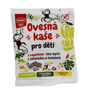 Semix Ovesná kaše pro děti - čokoláda a banán BZL 50g