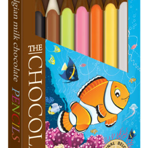 Severka The Chocolate Čoko pastelky mléčné - motiv ryby 100 g