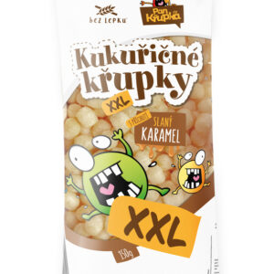 REJ Kukuřičné křupky XXL s příchutí slaný karamel 150 g