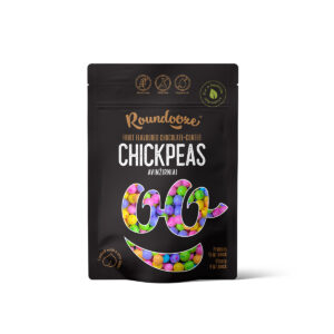 Roundooze Pražená cizrna v čokoládě s ovocnou příchutí 150 g
