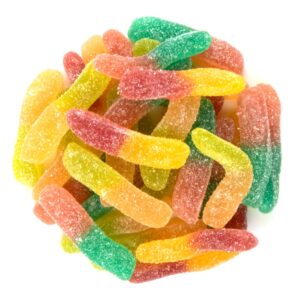 NUTSMAN Želé kyselý neonový červík AKCE 1 kg - nejvyšší kvalita zaručena
