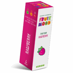 Sergio Ovocná tyčinka Fruit Mood malina 4 ks
