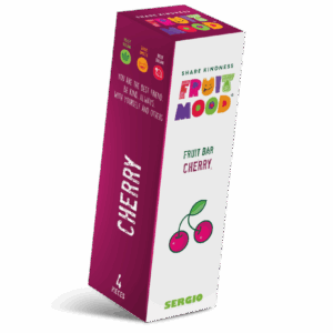 Sergio Ovocná tyčinka Fruit Mood třešeň 4 ks