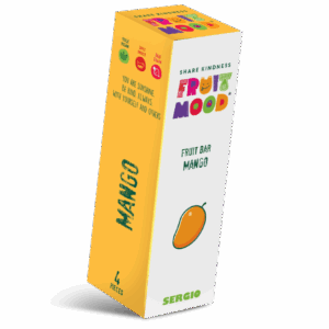 Sergio Ovocná tyčinka Fruit Mood mango 4 ks