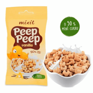 Mixit s.r.o. MIXIT Cereálie Peep Peep do kapsy - Vanilka 25 g
