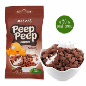 Mixit s.r.o. MIXIT Cereálie Peep Peep do kapsy - Kakao 25 g