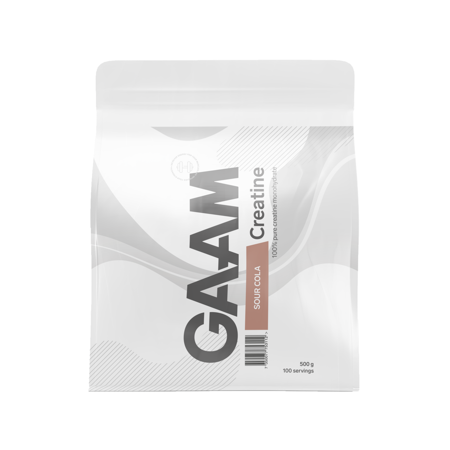 GAAM 100% creatine monohydrate 500 g - sour cola GAAM 100% creatine monohydrate 500 g - sour cola