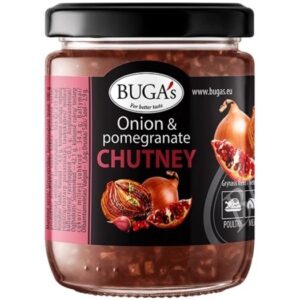 BUGA BUGA'S Čatní z cibule a granátového jablka sklo 170 g