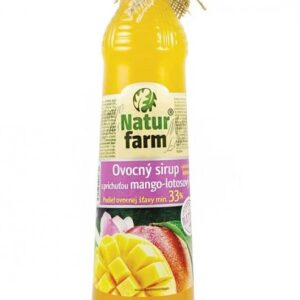 Natur Farm NaturFarm Sirup mango + lotosový květ min. 33% 0