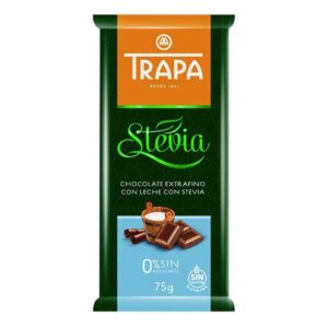 TRAPA Mléčná čokoláda se stévií 75 g