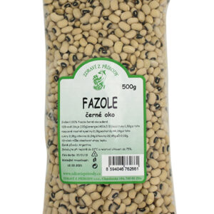 Zdraví z přírody Fazole černé oko 500g