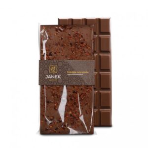 JANEK 34% Čokoláda mléčná s chilli 85g