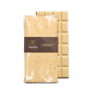 JANEK 38% Čokoláda bílá se solí 85g