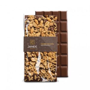 JANEK Mléčná čokoláda s arašídy 100 g