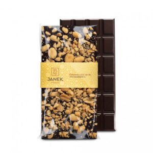 JANEK Tmavá čokoláda s arašídy 100 g