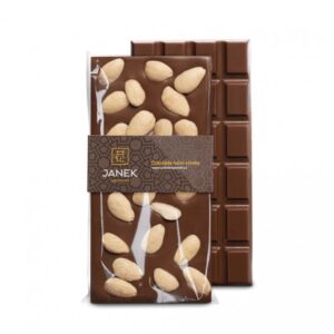 JANEK 34% Čokoláda mléčná s mandlemi 105g