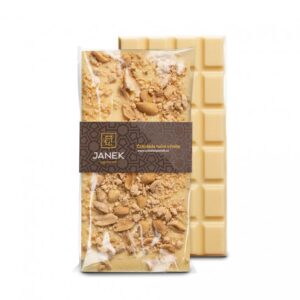 JANEK Bílá čokoláda s arašídy 100 g