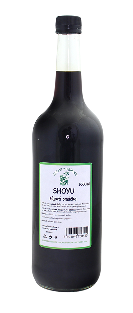 Zdraví z přírody Shoyu sójová omáčka 1l Zdraví z přírody Shoyu sójová omáčka 1l